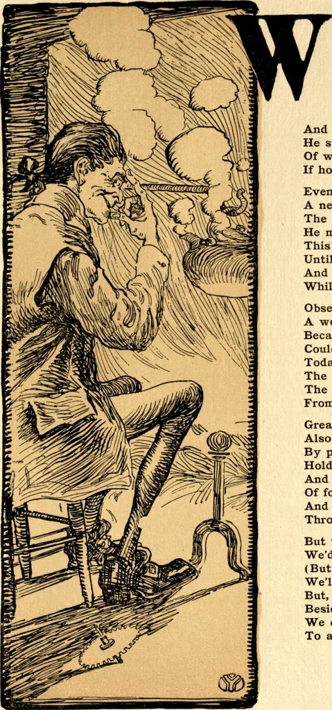 An illustration from An alphabet of history, 1905, leaf 30