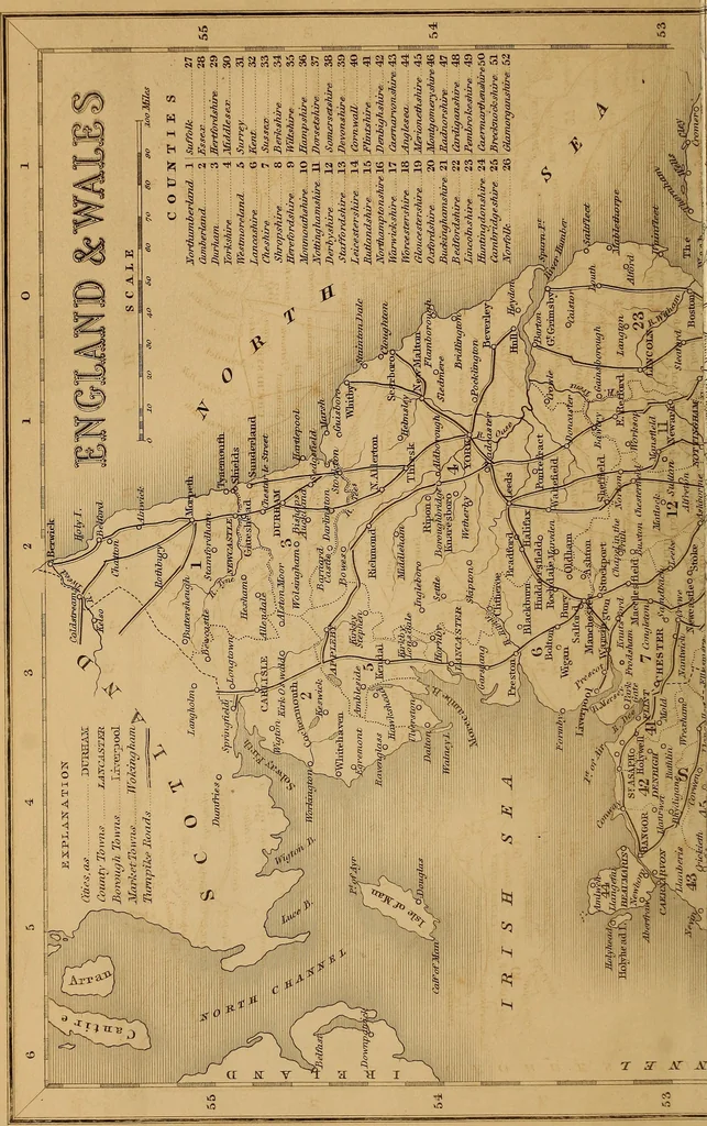 An illustration from An alphabetical chronology of remarkable events .., 1853, leaf 201