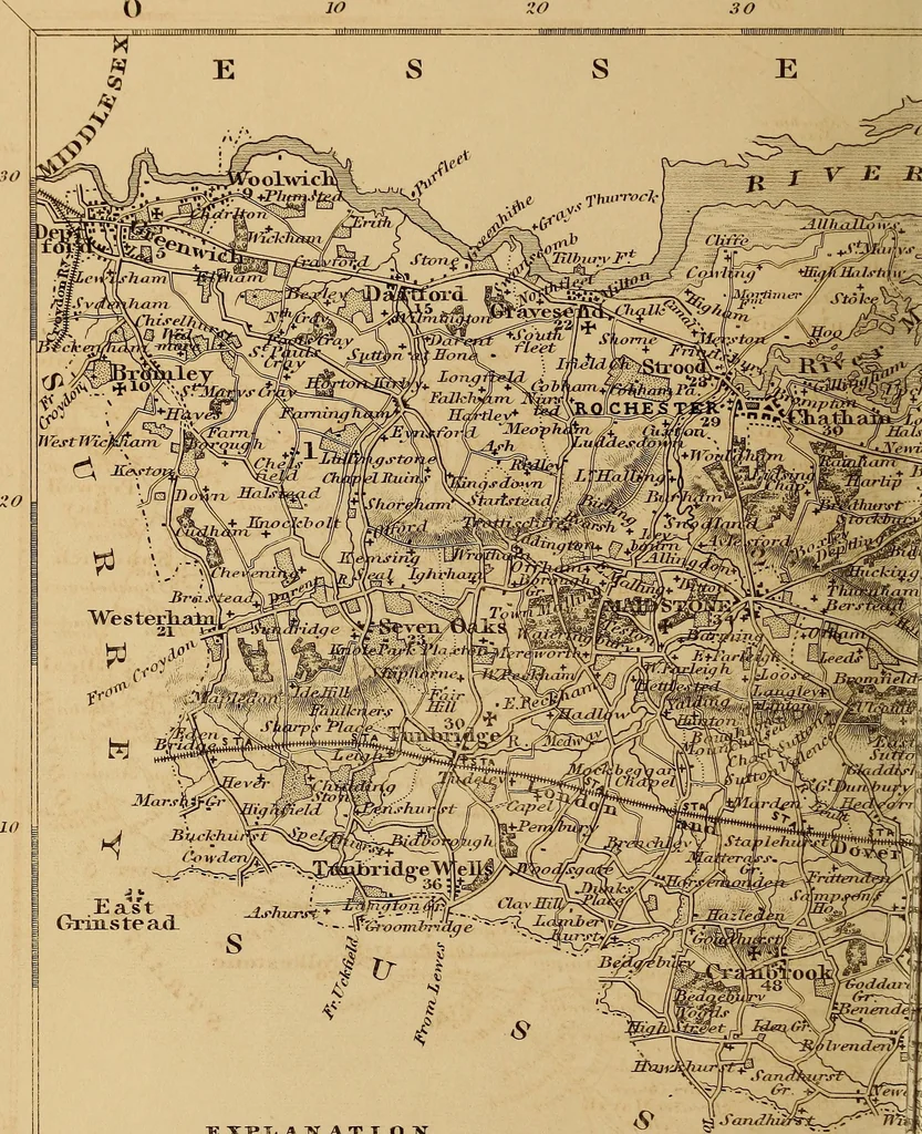 An illustration from An alphabetical chronology of remarkable events .., 1853, leaf 281