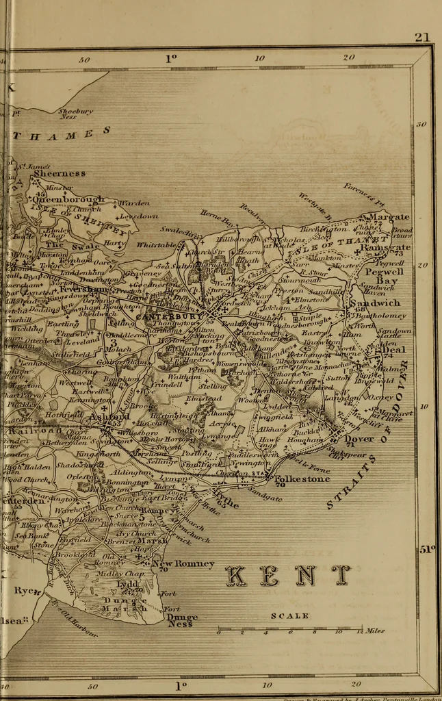 An illustration from An alphabetical chronology of remarkable events .., 1853, leaf 282