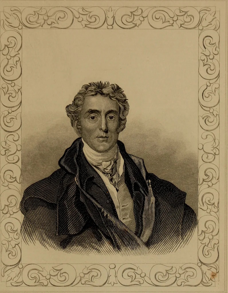 An illustration from An alphabetical chronology of remarkable events .., 1853, leaf 42