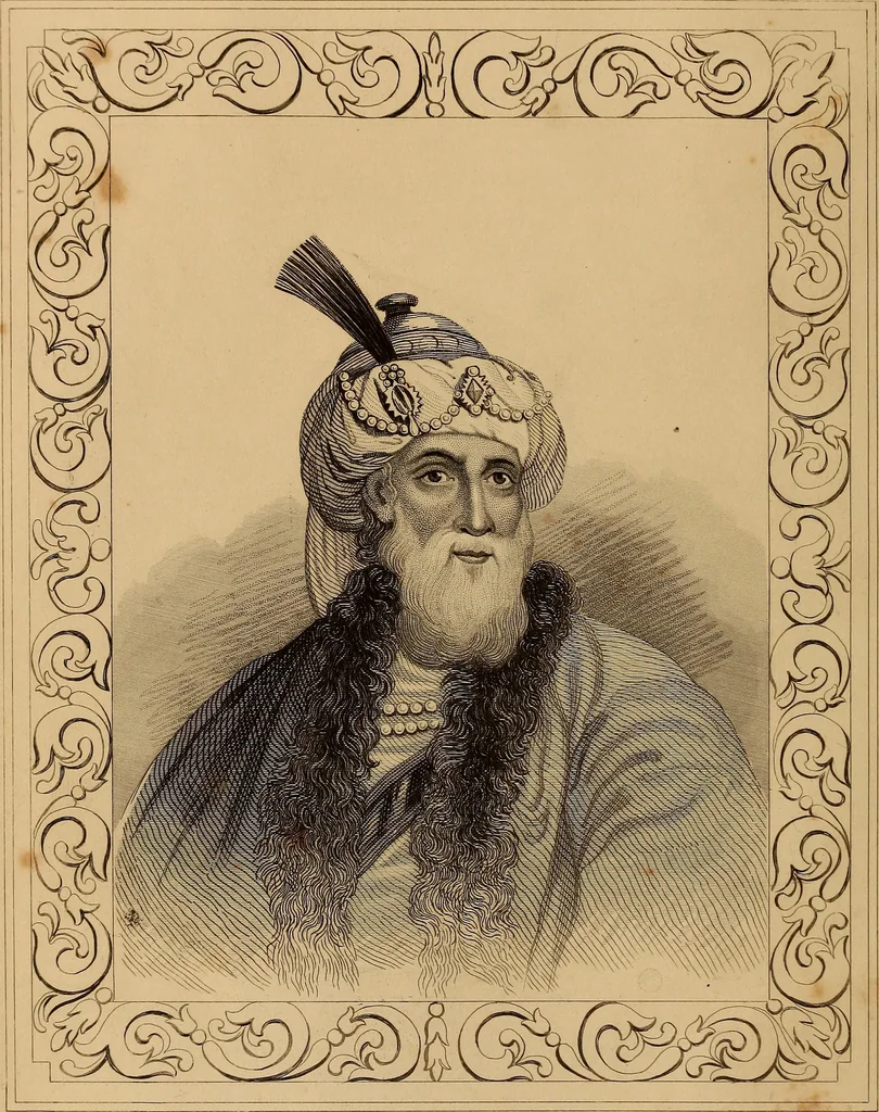 An illustration from An alphabetical chronology of remarkable events .., 1853, leaf 9