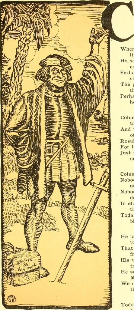 An illustration from An alphabet of history, 1905, leaf 10