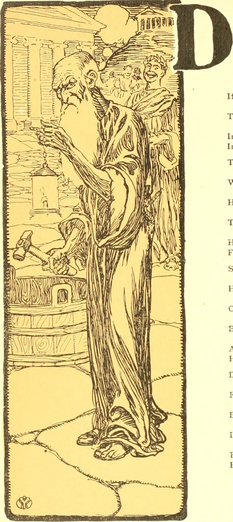 An illustration from An alphabet of history, 1905, leaf 11