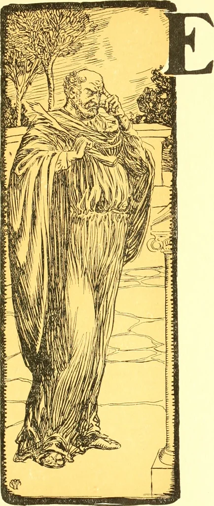 An illustration from An alphabet of history, 1905, leaf 12
