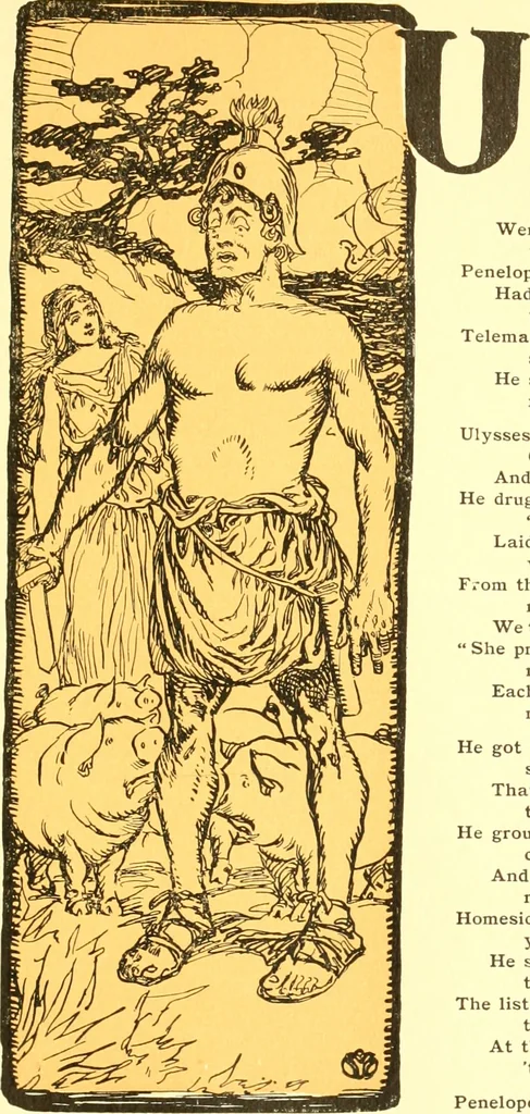 An illustration from An alphabet of history, 1905, leaf 28