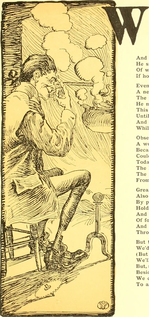 An illustration from An alphabet of history, 1905, leaf 30