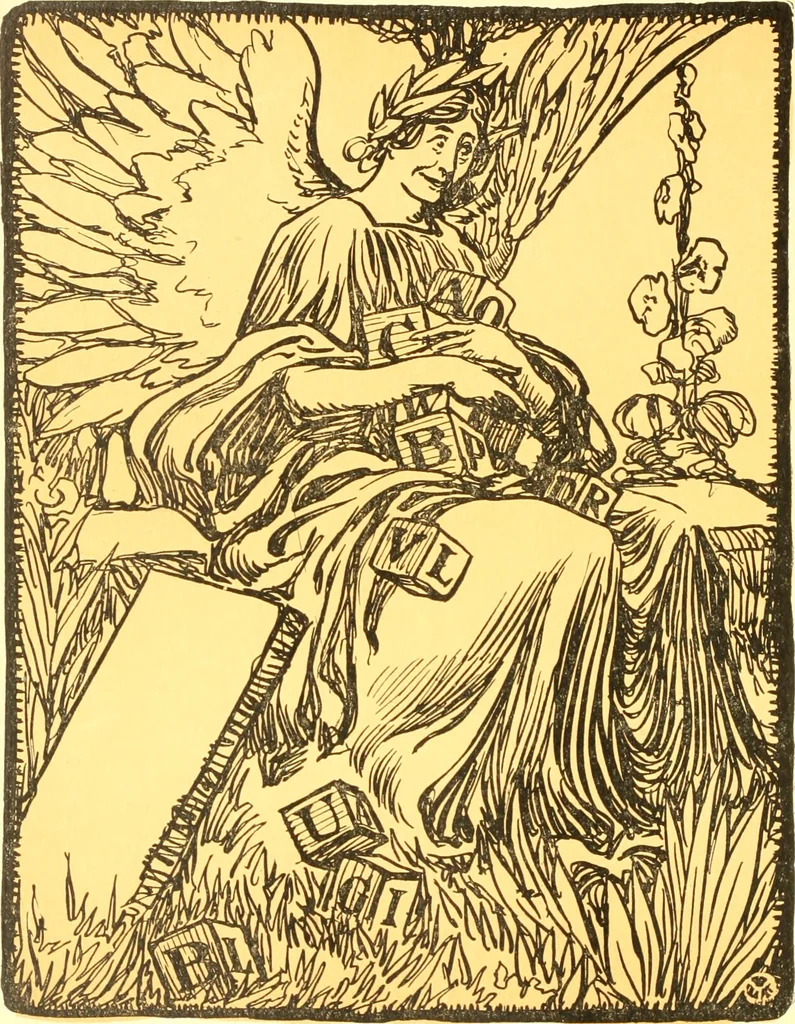 An illustration from An alphabet of history, 1905, leaf 5