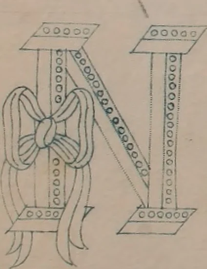 An illustration from Alphabets, 1860, leaf 106