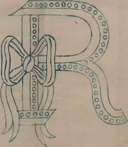 An illustration from Alphabets, 1860, leaf 106