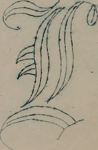 An illustration from Alphabets, 1860, leaf 117