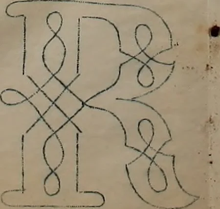 An illustration from Alphabets, 1860, leaf 121