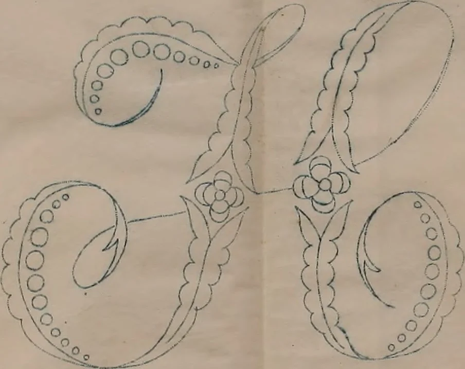 An illustration from Alphabets, 1860, leaf 138