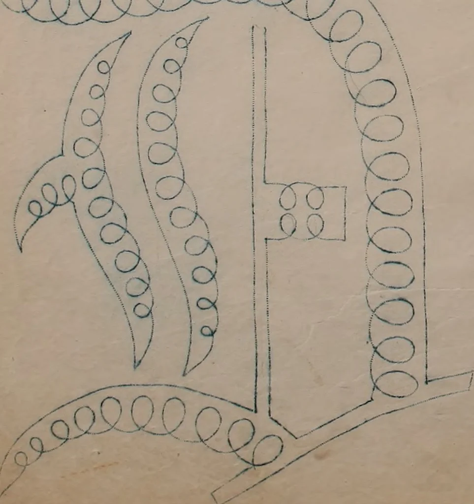 An illustration from Alphabets, 1860, leaf 142