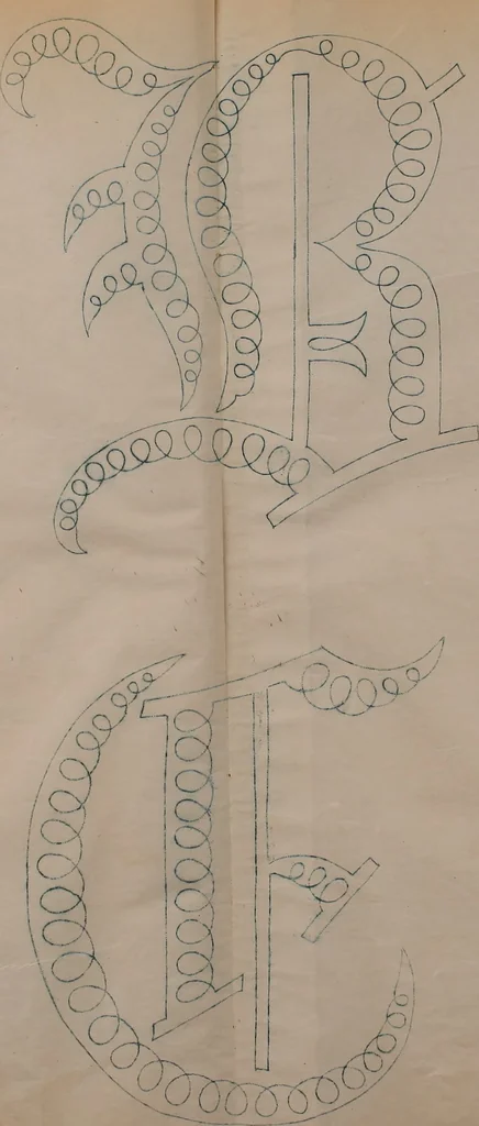 An illustration from Alphabets, 1860, leaf 142
