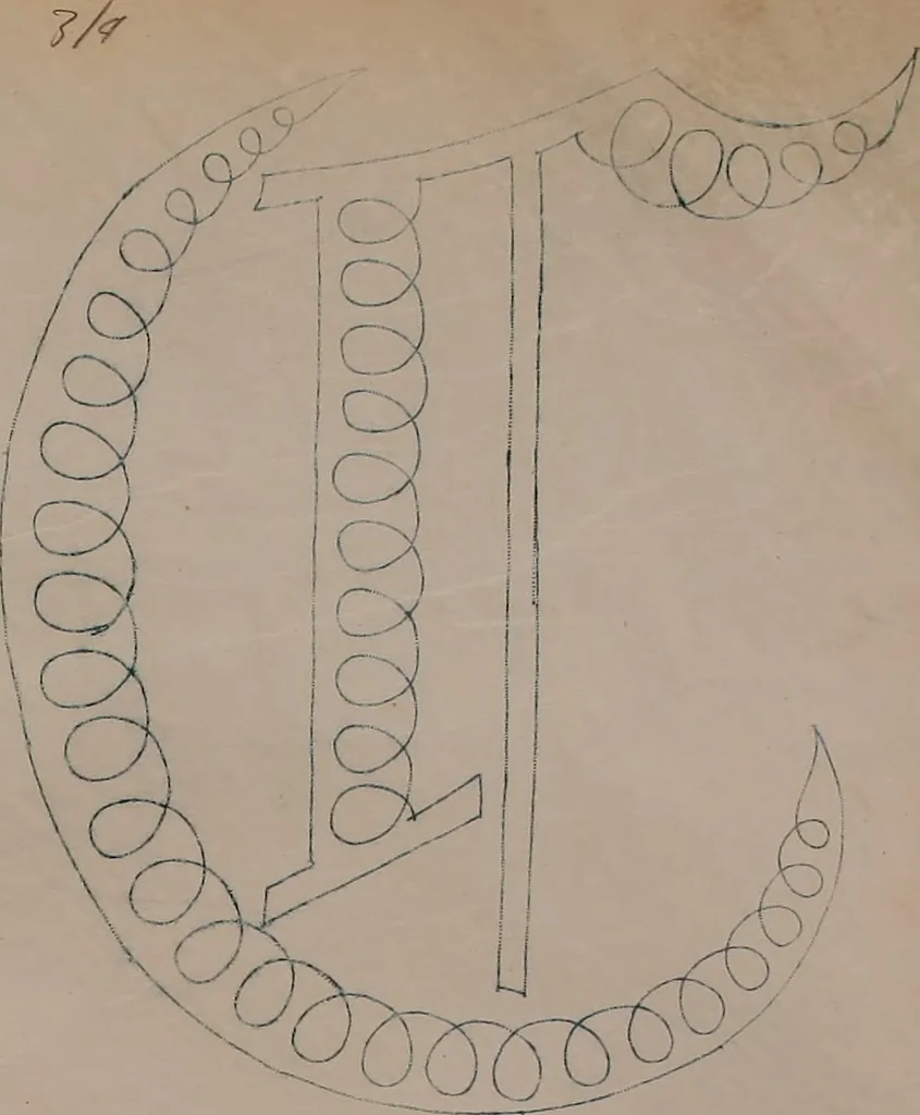 An illustration from Alphabets, 1860, leaf 142