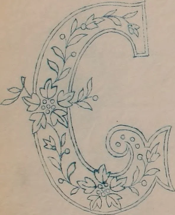 An illustration from Alphabets, 1860, leaf 150