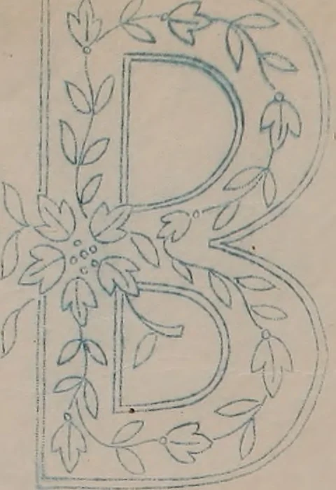 An illustration from Alphabets, 1860, leaf 150