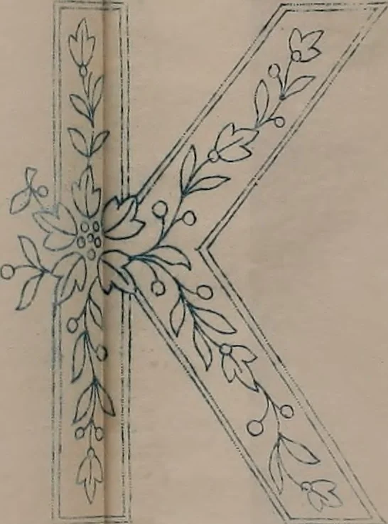 An illustration from Alphabets, 1860, leaf 150