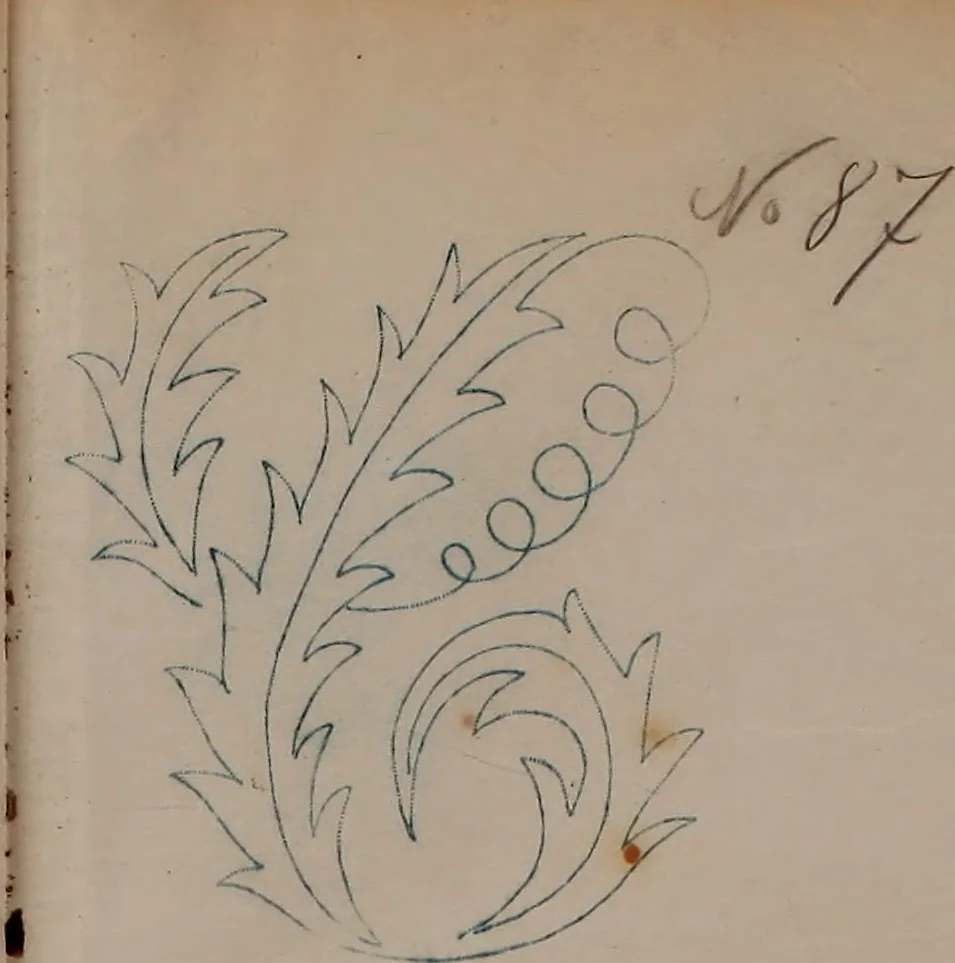 An illustration from Alphabets, 1860, leaf 154