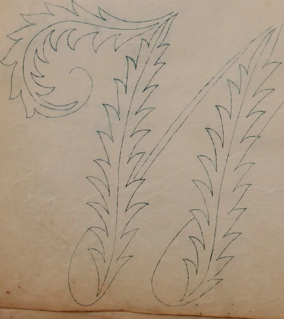 An illustration from Alphabets, 1860, leaf 158