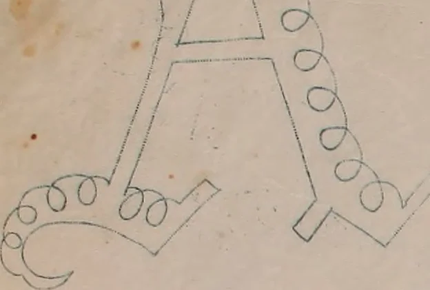 An illustration from Alphabets, 1860, leaf 162