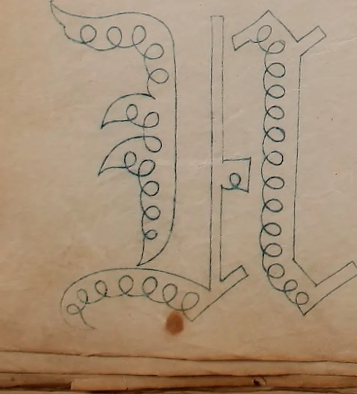 An illustration from Alphabets, 1860, leaf 162