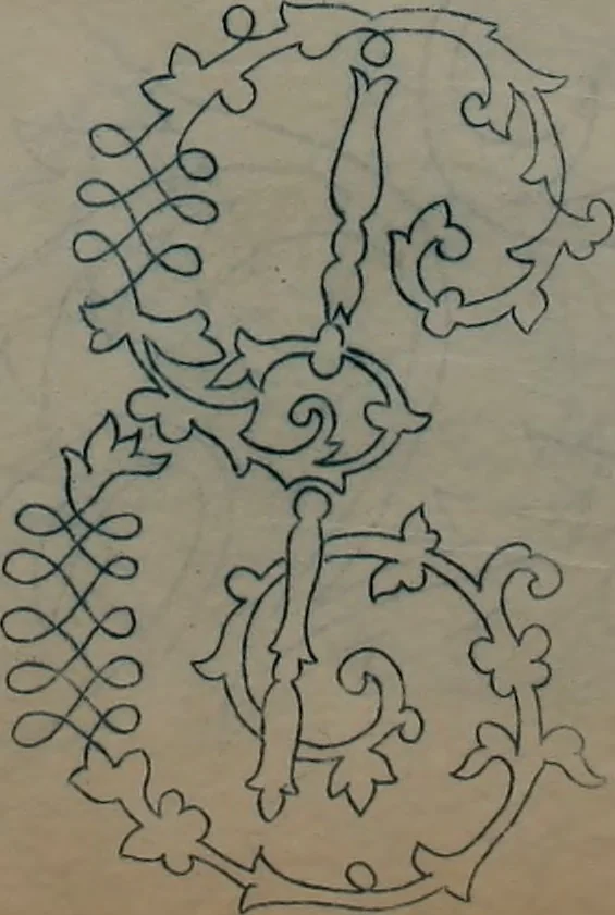 An illustration from Alphabets, 1860, leaf 164