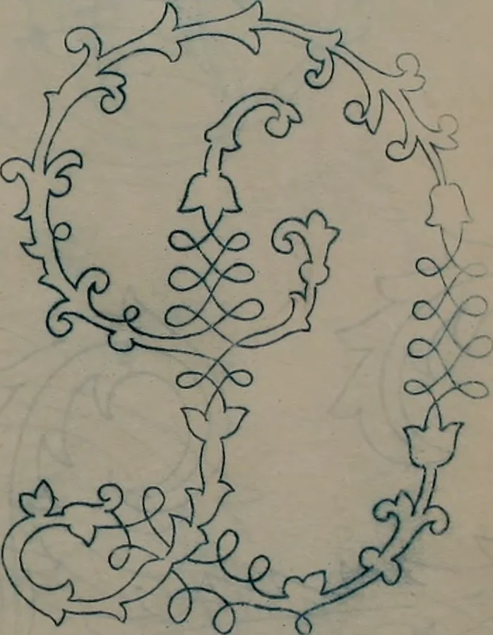 An illustration from Alphabets, 1860, leaf 164