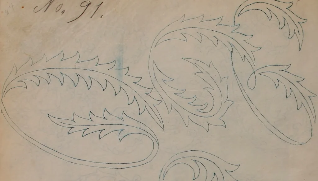 An illustration from Alphabets, 1860, leaf 166