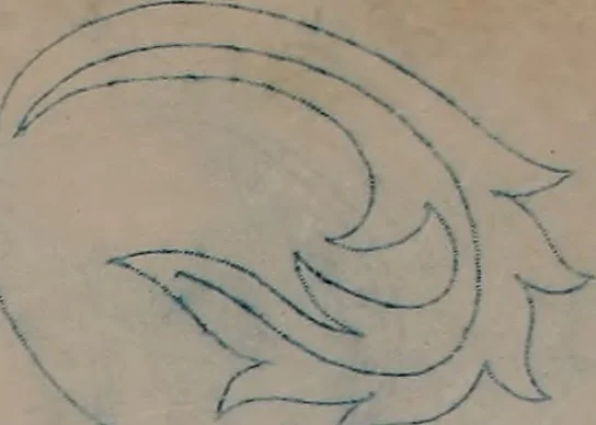An illustration from Alphabets, 1860, leaf 166