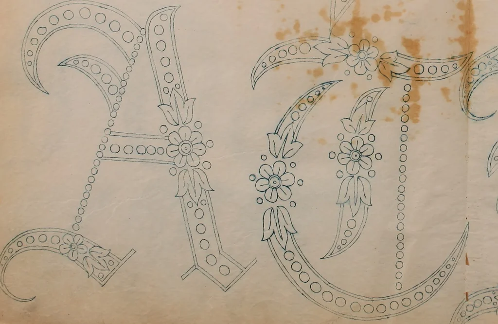 An illustration from Alphabets, 1860, leaf 170