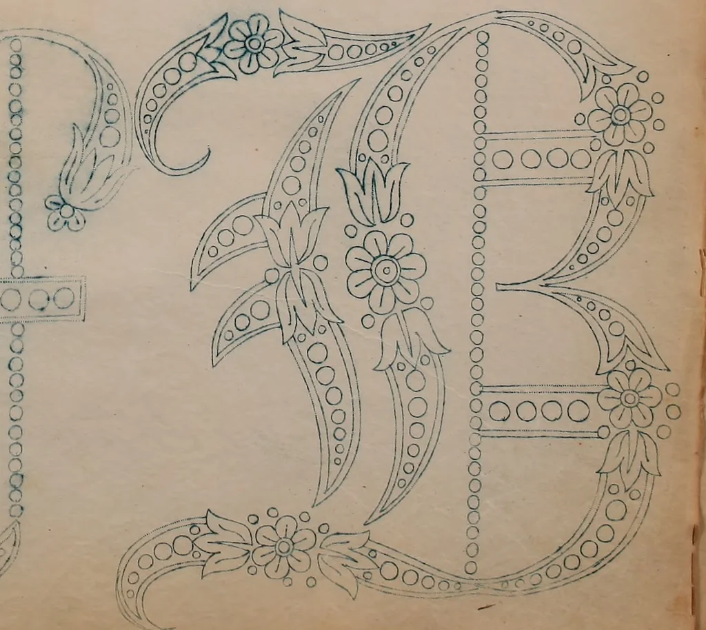 An illustration from Alphabets, 1860, leaf 170