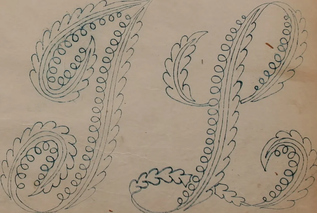 An illustration from Alphabets, 1860, leaf 174