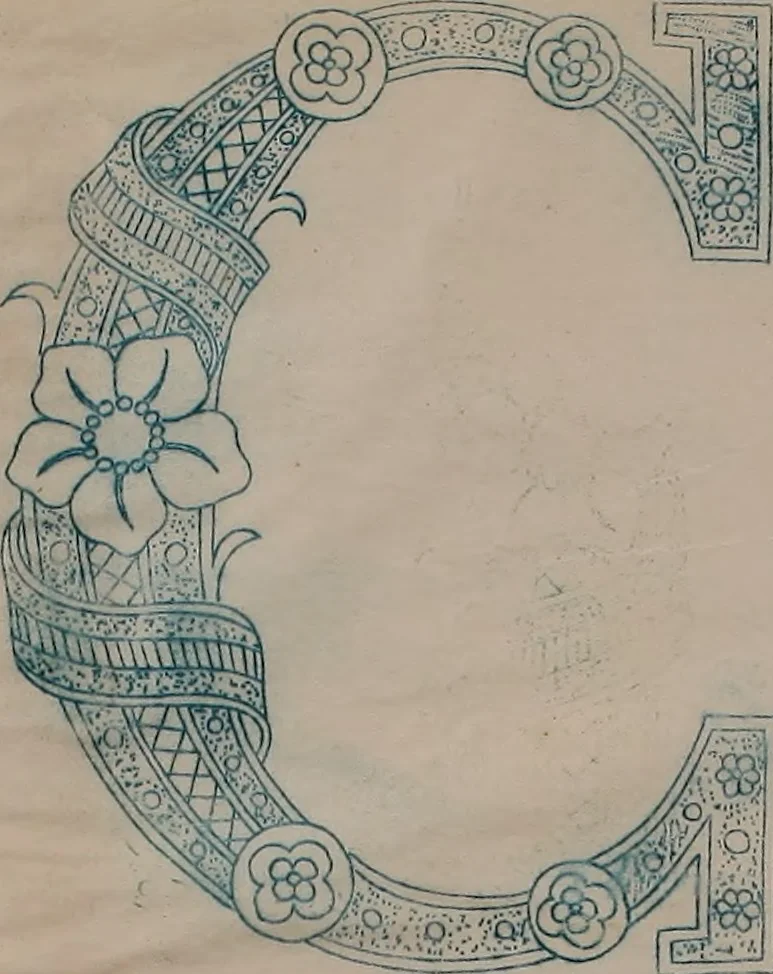 An illustration from Alphabets, 1860, leaf 182