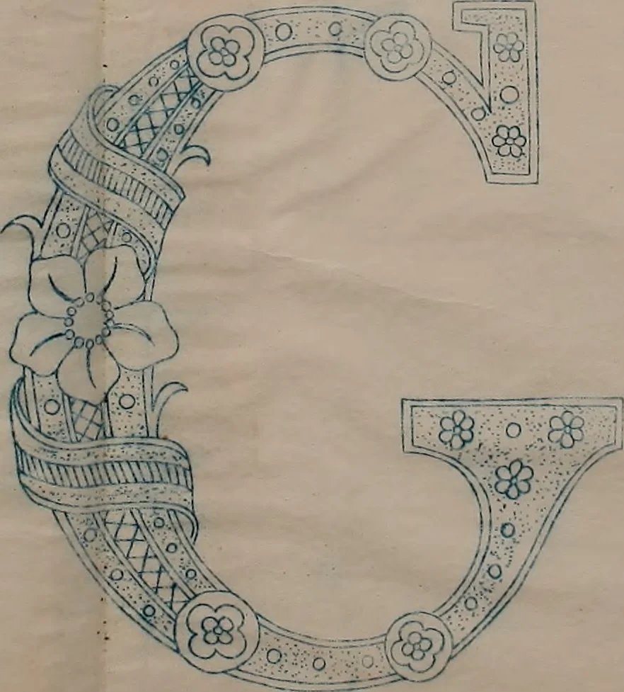 An illustration from Alphabets, 1860, leaf 182