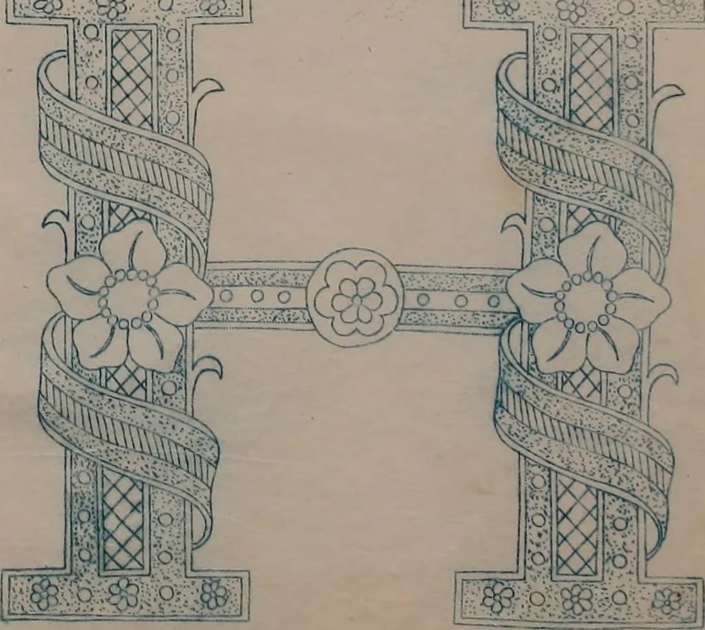 An illustration from Alphabets, 1860, leaf 182