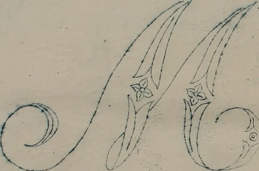 An illustration from Alphabets, 1860, leaf 185