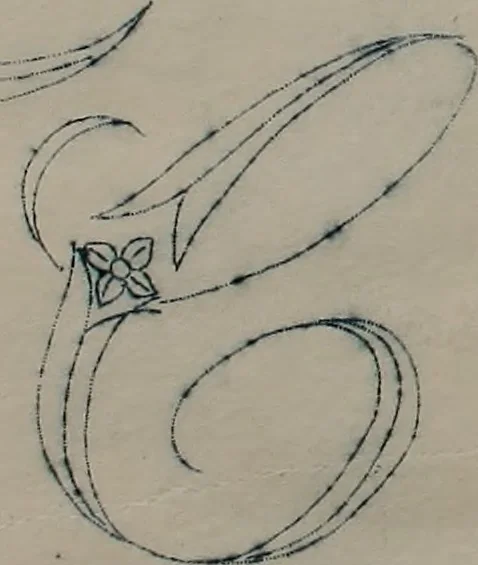 An illustration from Alphabets, 1860, leaf 185