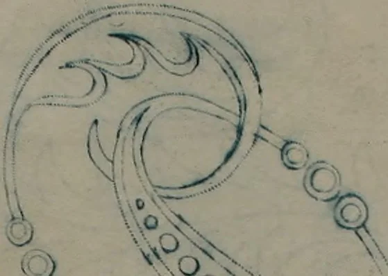 An illustration from Alphabets, 1860, leaf 196