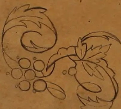An illustration from Alphabets, 1860, leaf 204