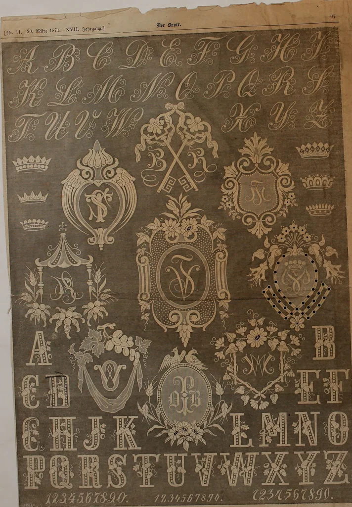 An illustration from Alphabets, 1860, leaf 3