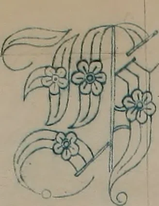 An illustration from Alphabets, 1860, leaf 33