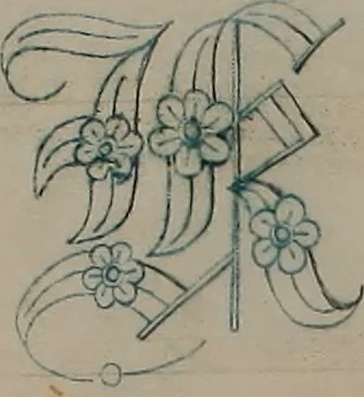 An illustration from Alphabets, 1860, leaf 33
