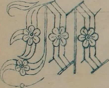 An illustration from Alphabets, 1860, leaf 33