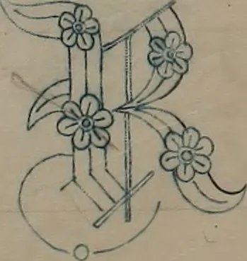 An illustration from Alphabets, 1860, leaf 33
