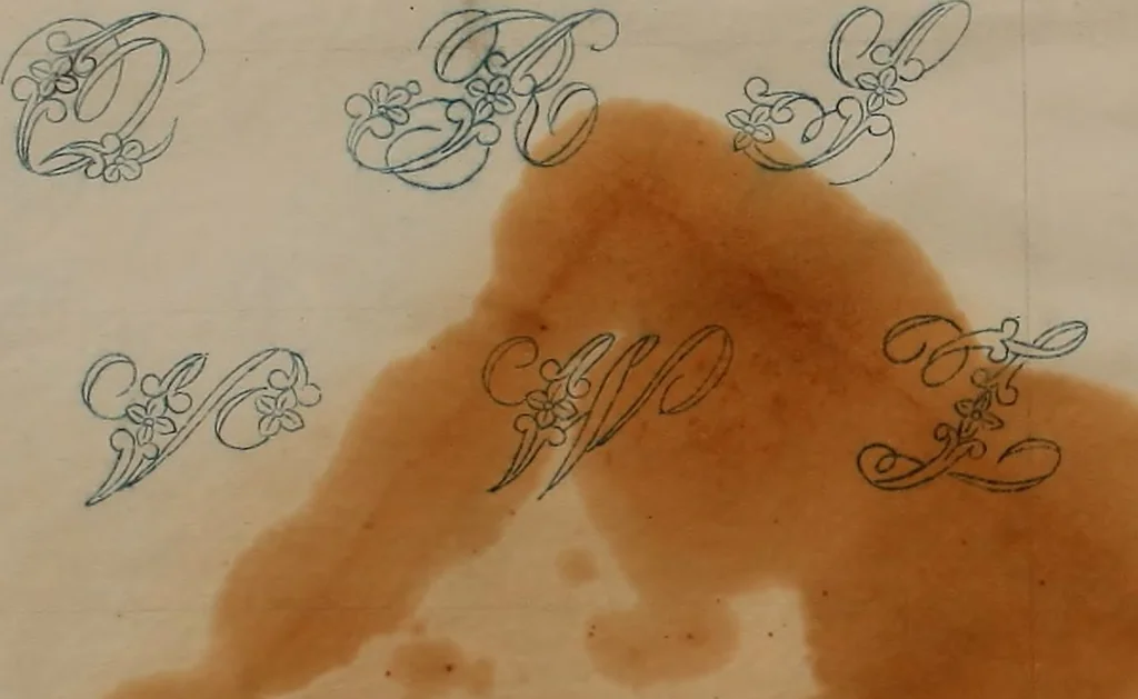 An illustration from Alphabets, 1860, leaf 41