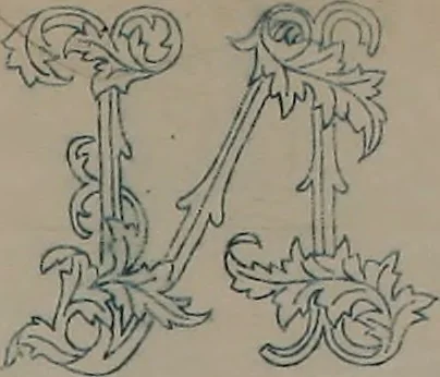 An illustration from Alphabets, 1860, leaf 46
