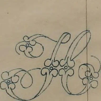 An illustration from Alphabets, 1860, leaf 57