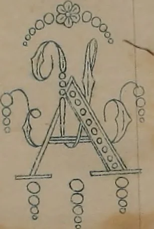An illustration from Alphabets, 1860, leaf 61